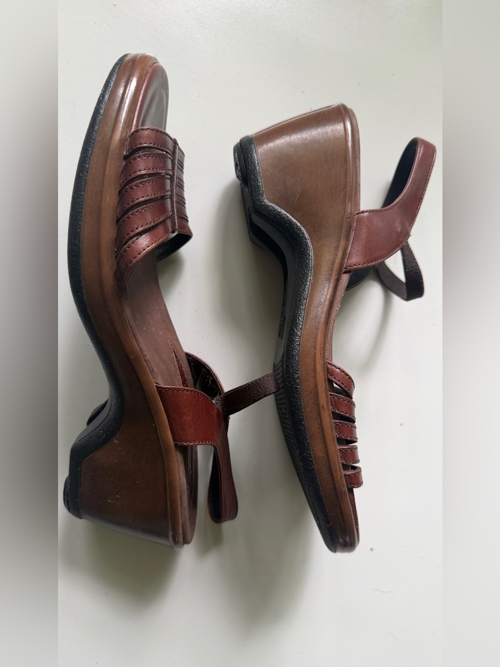 Dansko Leather Sandal Euro Size 39/US 8.5 Brown